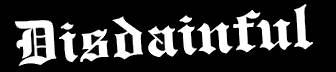 logo Disdainful