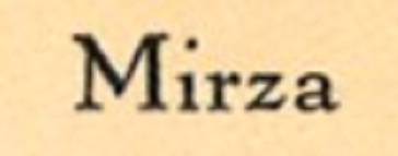 logo Mirza logo Mirza